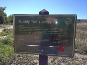 muddy trail