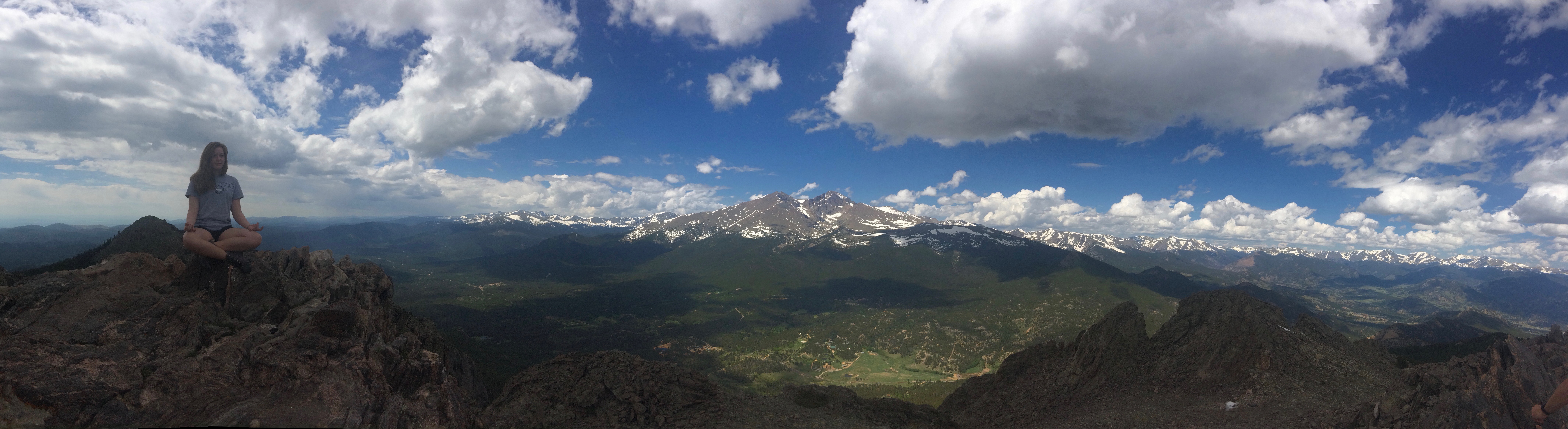girl on the mountaintop